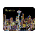 Search for seattle skyline magnets Cityscape