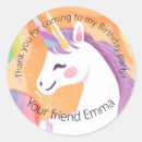 Search for happy birthday unicorn stickers Purple