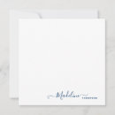 Search for stylish elegant note cards Blue