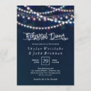 Search for rehearsal dinner invitations String lights