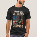 Search for thank you veterans tshirts Military