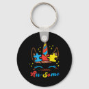 Search for autism puzzle key rings Be kind