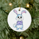 Search for bunny baby christmas tree decorations Whimsical