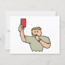 Search for football referee cards Red