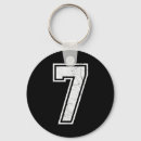 Search for number 7 key rings New yearâ