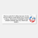 Search for anti obama bumper stickers Political figures