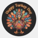 Search for happy thanksgiving turkey stickers Festive