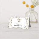 Search for bee place cards Yellow
