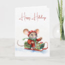 Search for cute mouse christmas cards Snow