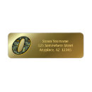 Search for monogram o return address labels Initial