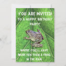 Search for in the rain birthday invitations Water
