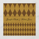 Search for harlequin invitations Gold
