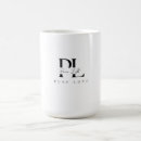 Search for love logo mugs Black and white