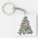 Search for ornamental trees key rings Xmas