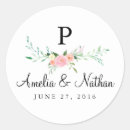 Search for white and pink wedding stickers Flower