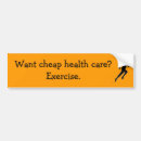 Search for exercise bumper stickers Health
