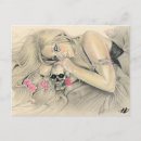 Search for dark pink rose postcards Fantasy