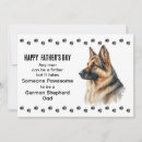 Search for german shepherd fathers day cards Fur baby