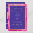 Search for royal blue and pink invitations Gold