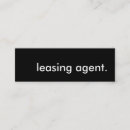 Search for leasing business cards Agent