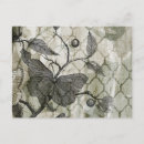 Search for animal silhouettes postcards Butterflies