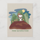 Search for cartoon camping postcards Snoopy