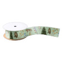 Search for woodland animal ribbon Green