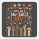 Search for love hate stickers Kindness matters