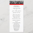 Search for black red wedding programs Classic