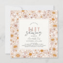 Search for retro baby girl shower invitations Groovy