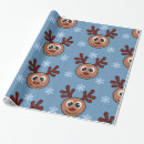 Search for rudolph wrapping paper Reindeer