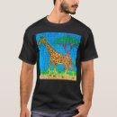 Search for giraffe mens tshirts Drawing