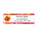 Search for exotic flower return address labels Floral