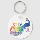 Search for rainbow bird key rings Vibrant