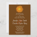 Search for brown and orange wedding invitations Trendy