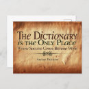 Search for working hard postcards Success