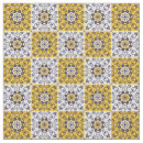 Search for blue and yellow floral fabric Geometric