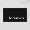 Search for forensics business cards Science
