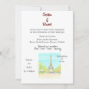 Search for paris france destination wedding invitations Eiffel tower