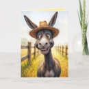 Search for funny donkey birthday cards Farm