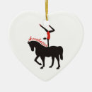 Search for equestrian christmas tree decorations Red