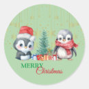 Search for penguin party stickers Watercolor