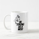 Search for wolf face mugs Quote