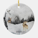 Search for cabin christmas tree decorations Snow