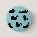 Search for black cat badges Minimalist