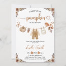 Search for little pumpkin baby boy shower invitations Elegant