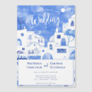 Search for santorini wedding invitations Watercolor