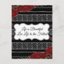 Search for rose design postcards Black