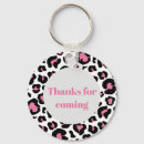 Search for pink leopard print key rings Black