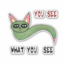 Search for green cat stickers Cool